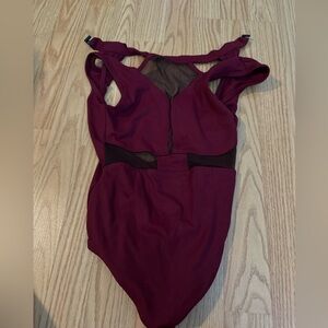 Five Dance wear. Child extra large. Leotard. Maroon.
